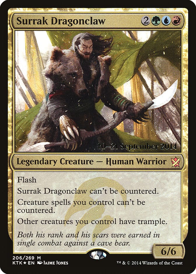 Surrak Dragonclaw [Khans of Tarkir Prerelease Promos] Magic: The Gathering