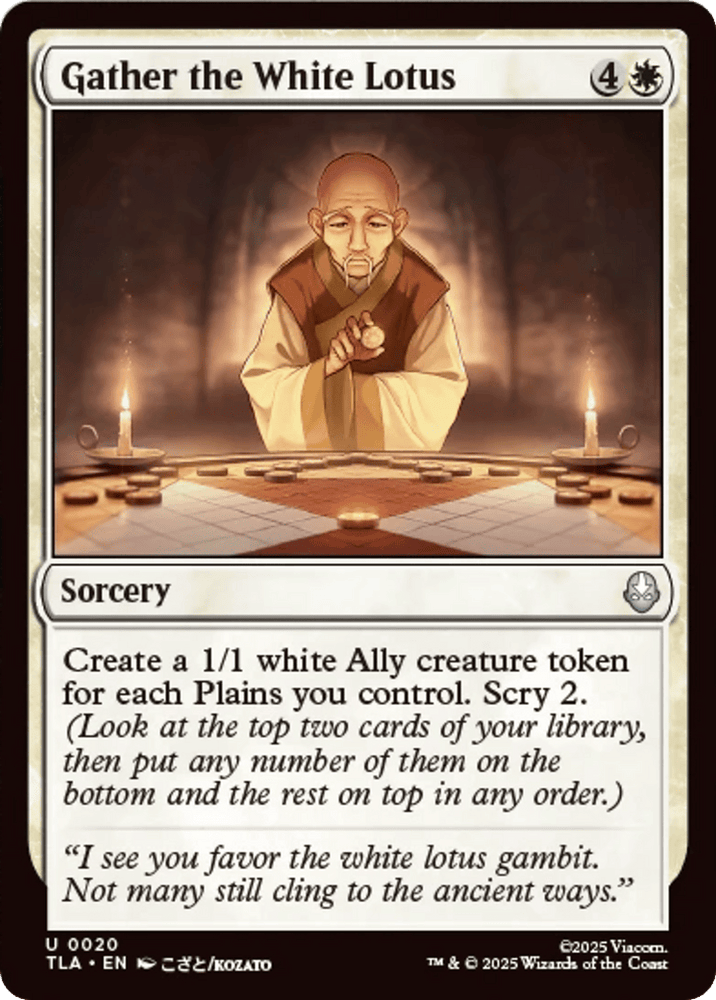 Gather the White Lotus [Avatar: The Last Airbender]