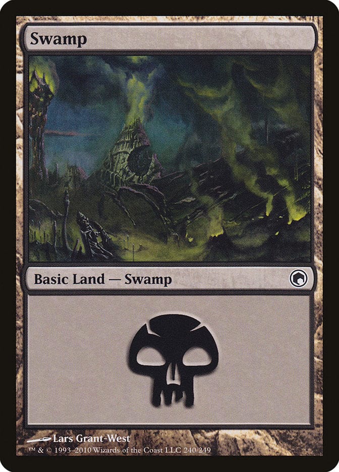 Swamp (240) [Scars of Mirrodin] Magic: The Gathering
