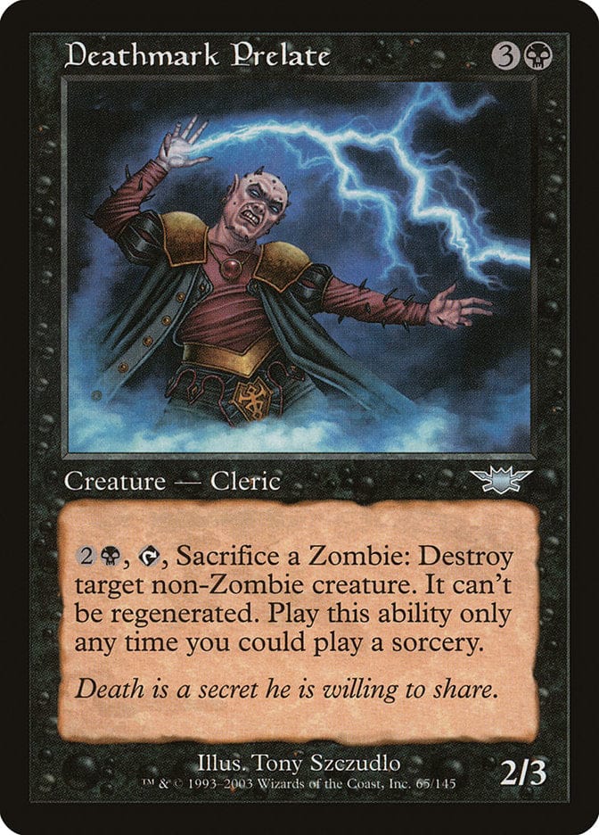 Deathmark Prelate [Legions] Magic: The Gathering