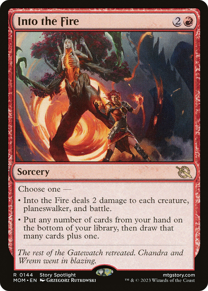 Into the Fire [March of the Machine] Magic: The Gathering