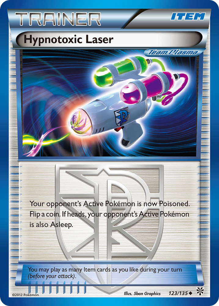 Hypnotoxic Laser (123/135) [Black & White: Plasma Storm] Pokémon