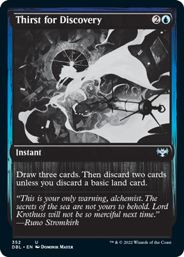 Thirst for Discovery [Innistrad: Double Feature] Magic: The Gathering