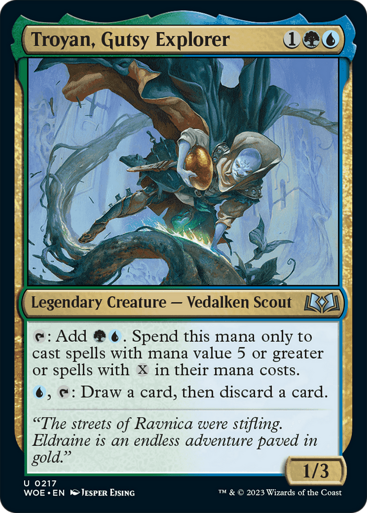 Troyan, Gutsy Explorer [Wilds of Eldraine] Magic: The Gathering