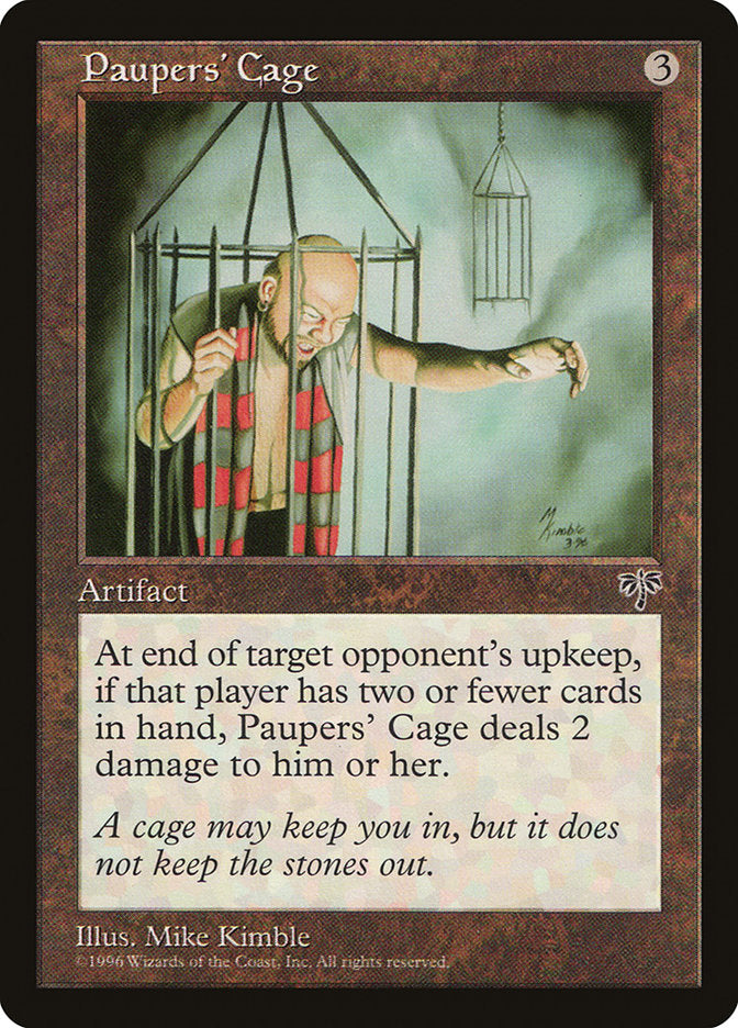 Paupers' Cage [Mirage] Magic: The Gathering