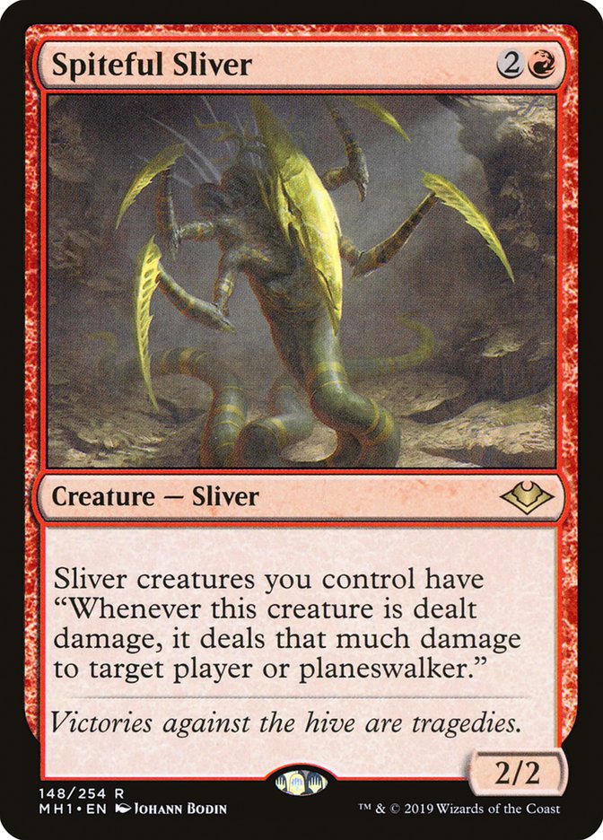 Spiteful Sliver [Modern Horizons] Magic: The Gathering