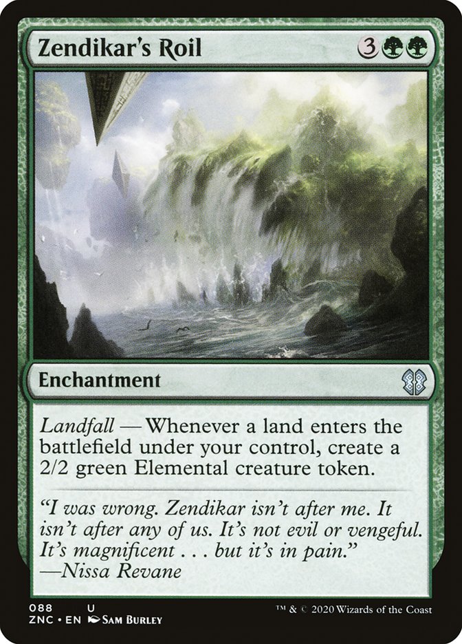 Zendikar's Roil [Zendikar Rising Commander] Magic: The Gathering