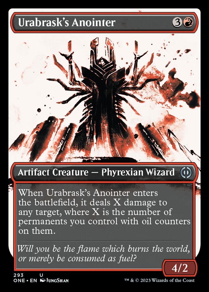 Urabrask's Anointer (Showcase Ichor) [Phyrexia: All Will Be One] Magic: The Gathering