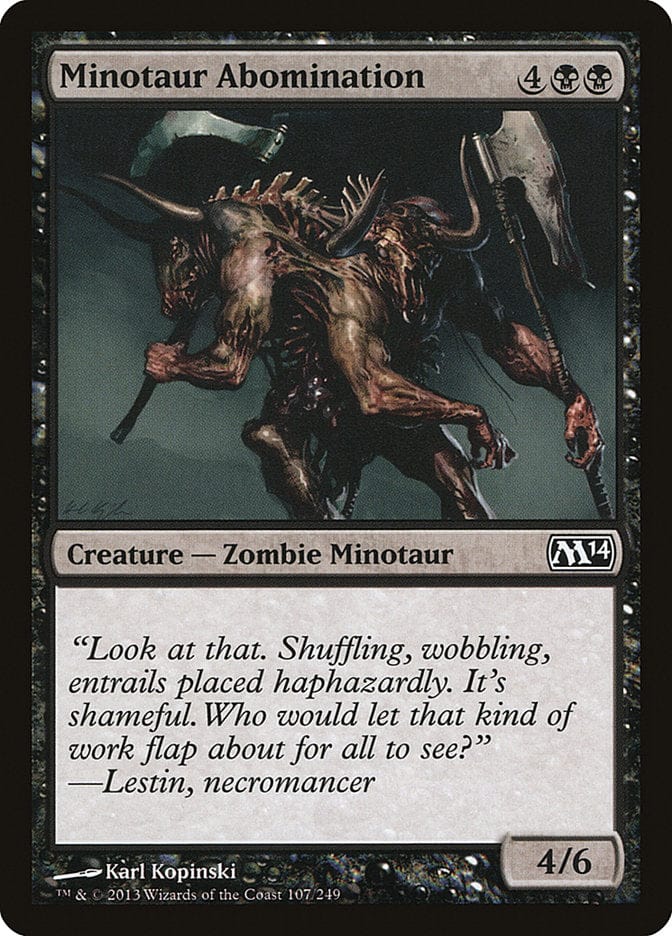 Minotaur Abomination [Magic 2014] Magic: The Gathering