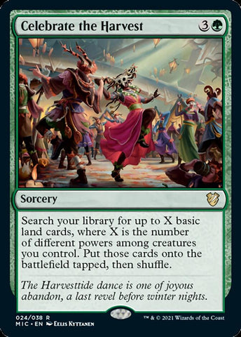 Celebrate the Harvest [Innistrad: Midnight Hunt Commander] Magic: The Gathering
