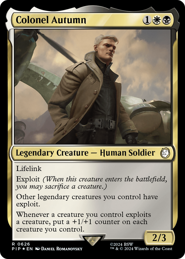 Colonel Autumn (Surge Foil) [Fallout] Magic: The Gathering