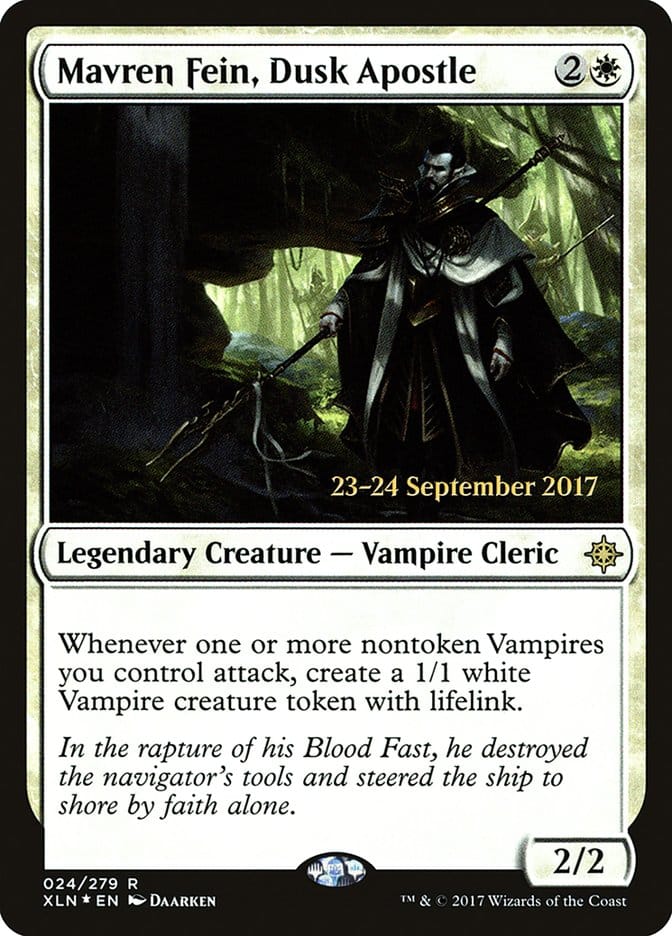 Mavren Fein, Dusk Apostle [Ixalan Prerelease Promos] Magic: The Gathering