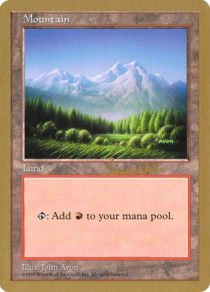 Mountain (431) (Janosch Kuhn) [World Championship Decks 1997] Magic: The Gathering