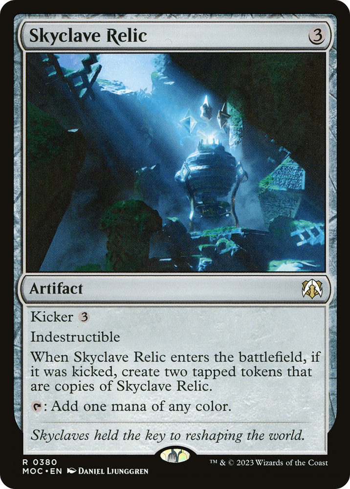 Skyclave Relic [March of the Machine Commander] Magic: The Gathering