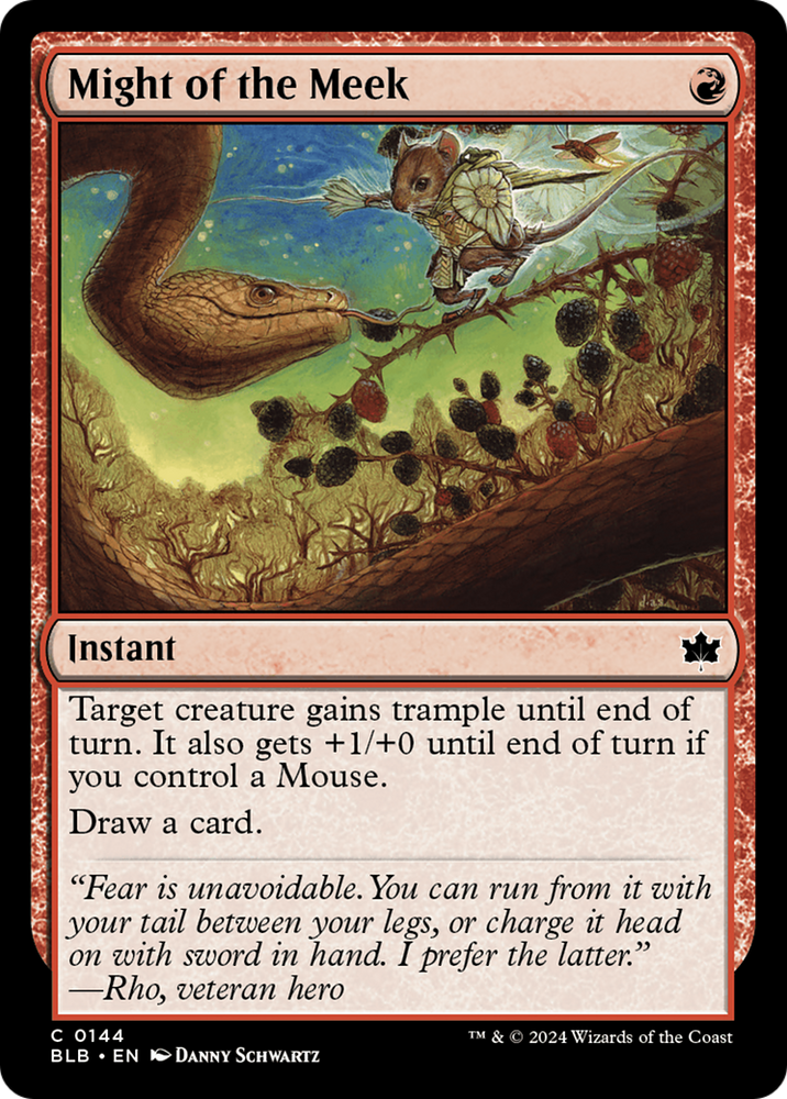 Might of the Meek [Bloomburrow] Magic: The Gathering