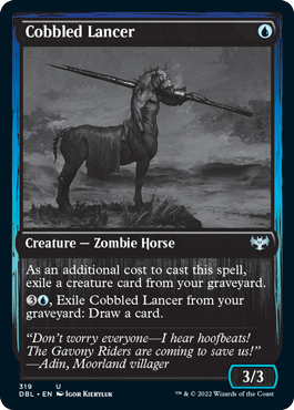 Cobbled Lancer [Innistrad: Double Feature] Magic: The Gathering