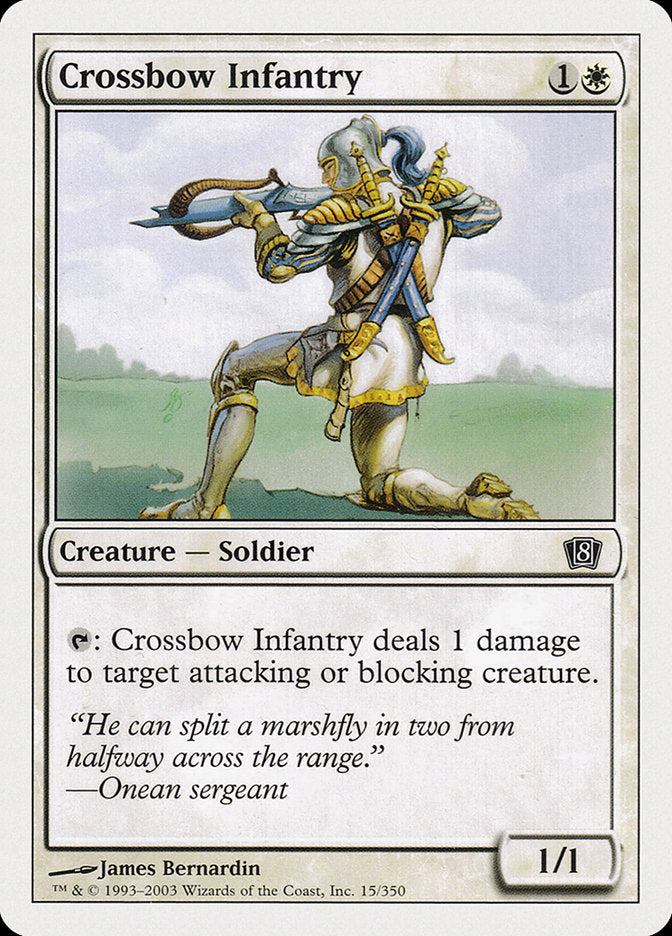 Crossbow Infantry [Eighth Edition] Magic: The Gathering