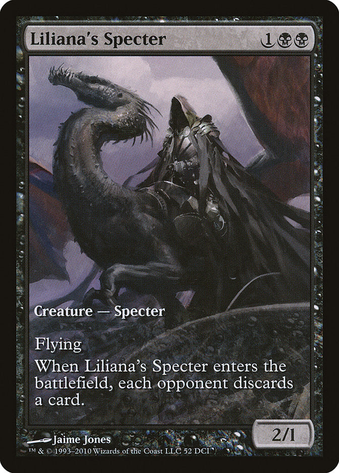 Liliana's Specter (Extended Art) [Magic 2011 Promos] Magic: The Gathering