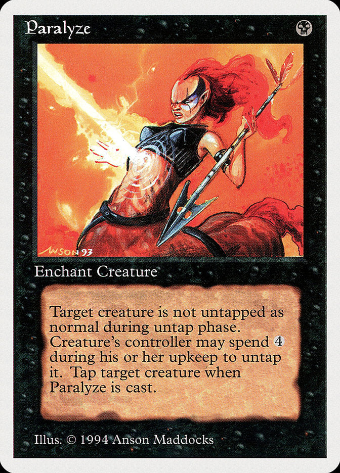 Paralyze [Summer Magic / Edgar] Magic: The Gathering