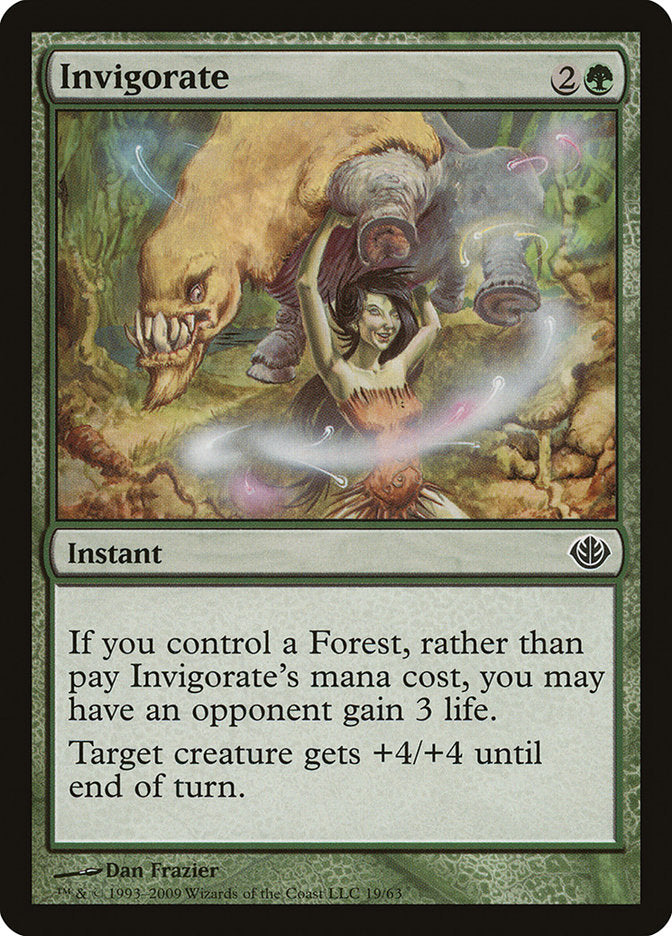 Invigorate [Duel Decks: Garruk vs. Liliana] Magic: The Gathering