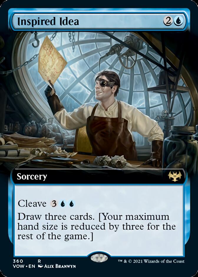 Inspired Idea (Extended Art) [Innistrad: Crimson Vow] Magic: The Gathering