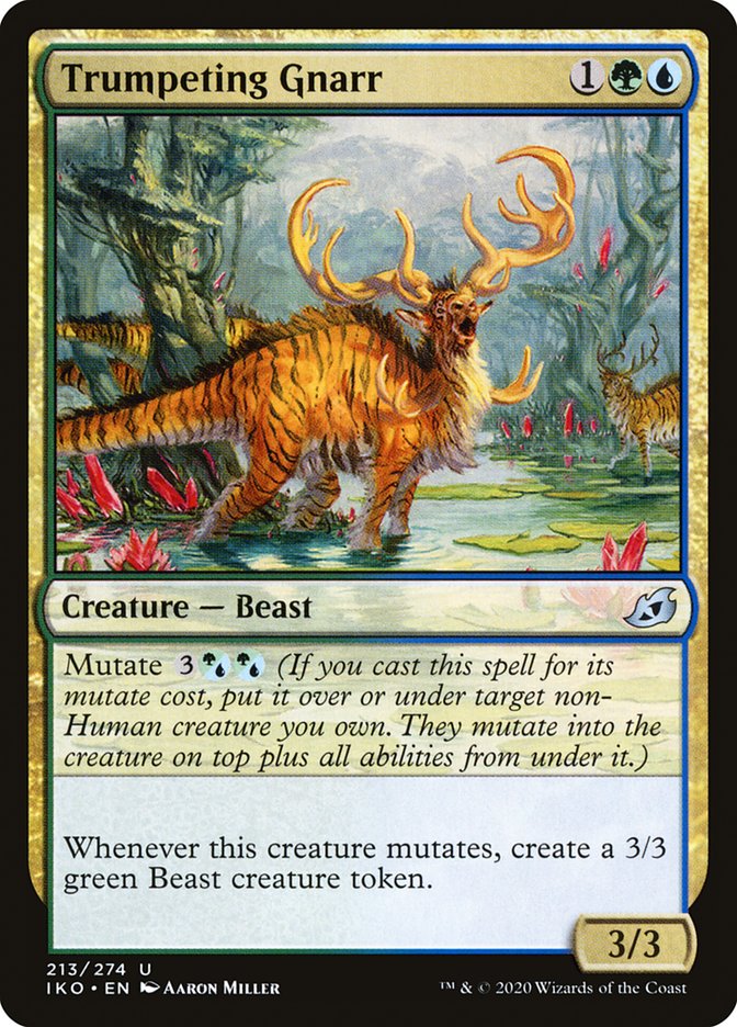 Trumpeting Gnarr [Ikoria: Lair of Behemoths] Magic: The Gathering