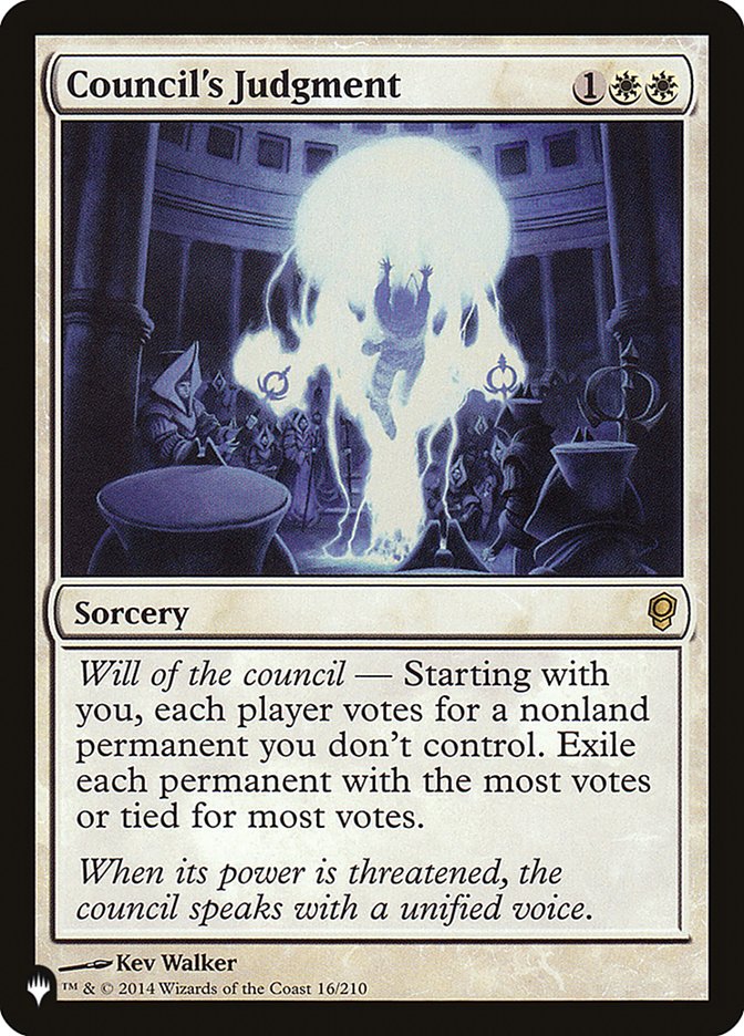 Council's Judgment [The List] Magic: The Gathering