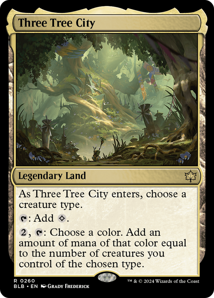Three Tree City [Bloomburrow] Magic: The Gathering