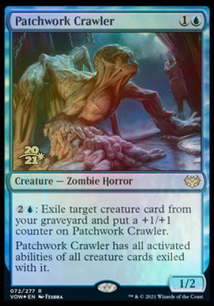 Patchwork Crawler [Innistrad: Crimson Vow Prerelease Promos] Magic: The Gathering