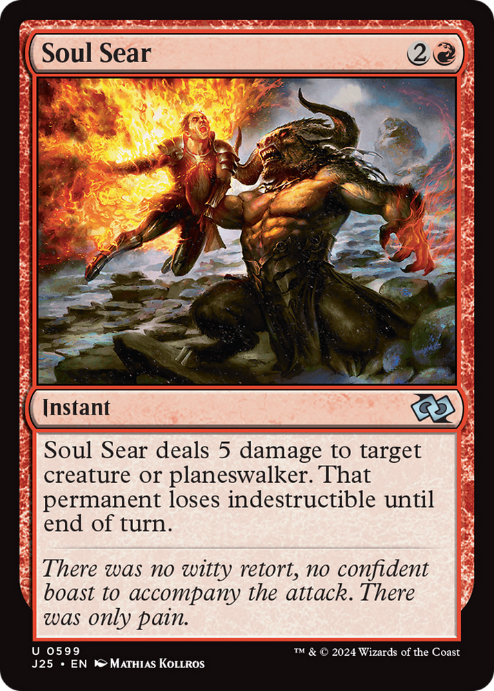 Soul Sear [Foundations Jumpstart] Magic: The Gathering