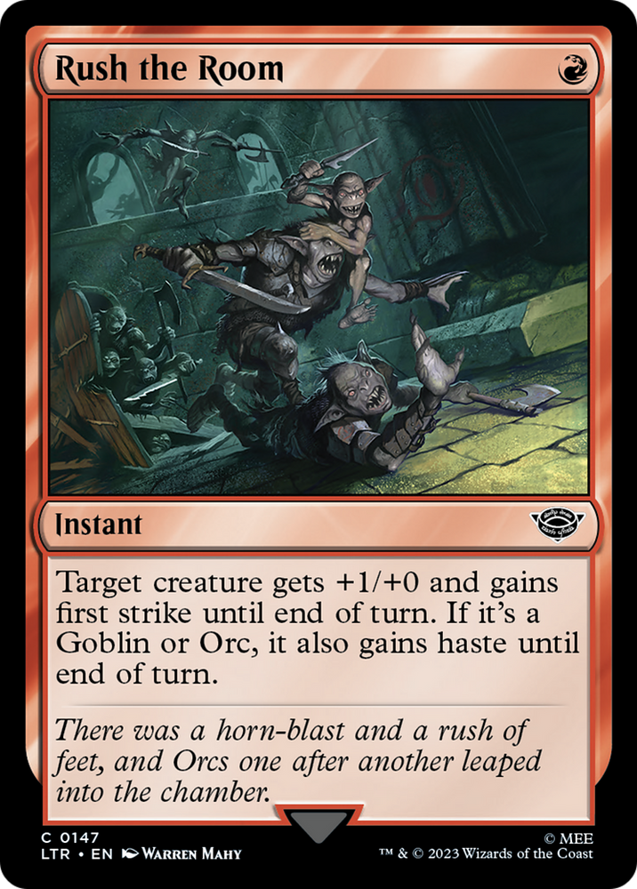 Rush the Room [The Lord of the Rings: Tales of Middle-Earth] Magic: The Gathering
