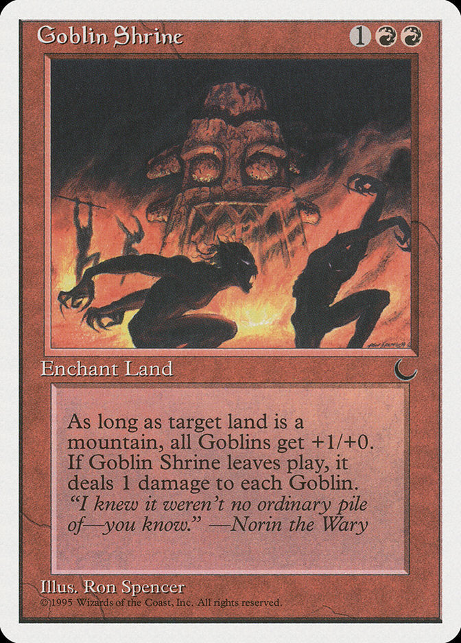 Goblin Shrine [Chronicles] Magic: The Gathering