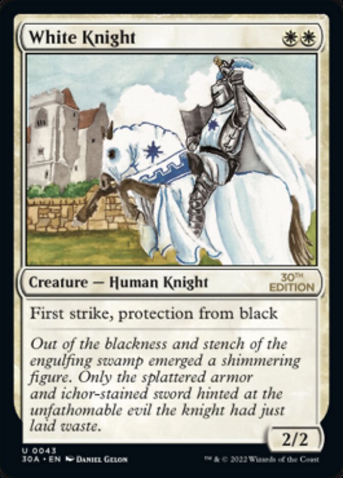 White Knight [30th Anniversary Edition] Magic: The Gathering
