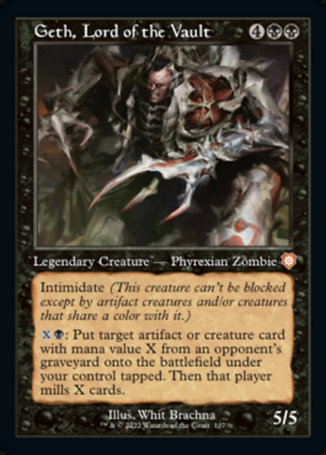 Geth, Lord of the Vault (Retro) [The Brothers' War Commander] Magic: The Gathering
