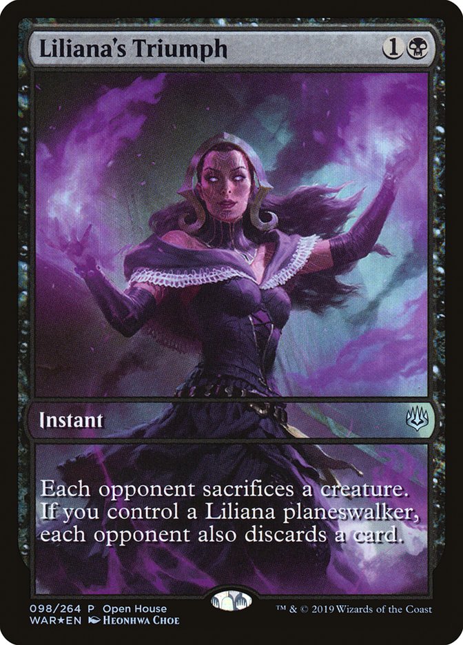 Liliana's Triumph (Open House) [War of the Spark Promos] Magic: The Gathering