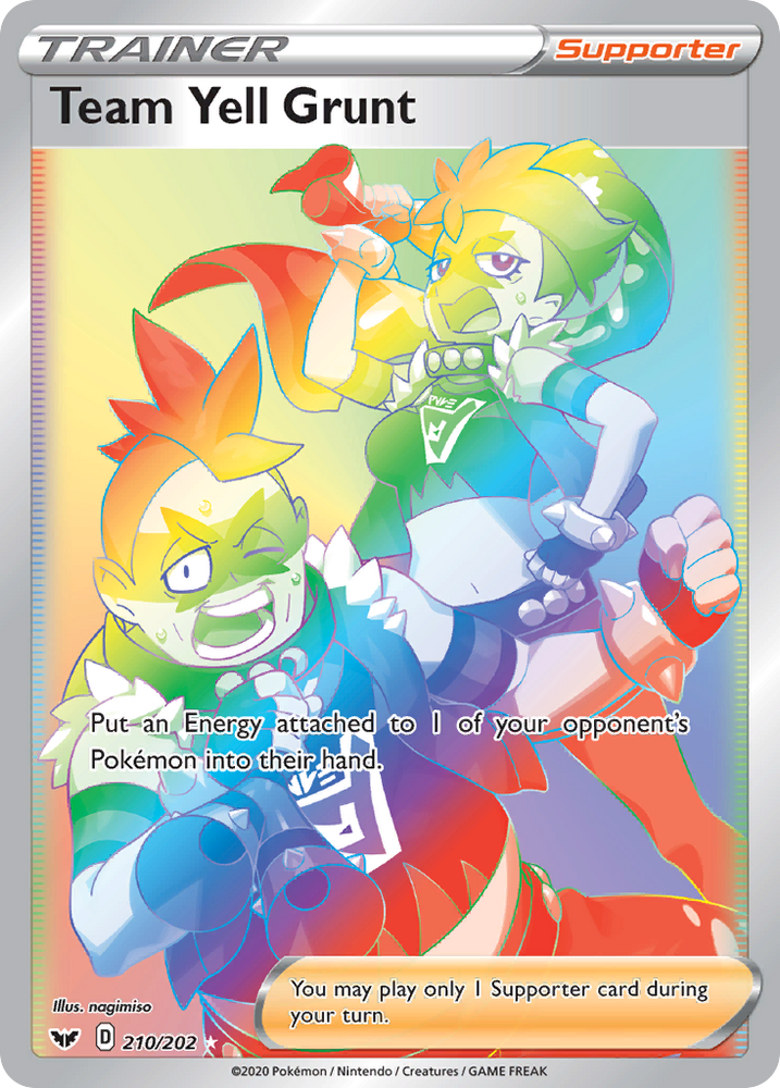Team Yell Grunt (210/202) [Sword & Shield: Base Set] Pokémon