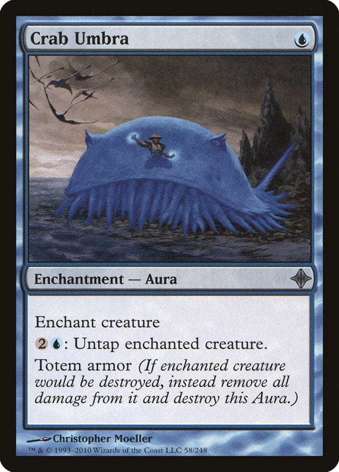 Crab Umbra [Rise of the Eldrazi] Magic: The Gathering