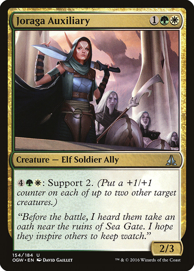 Joraga Auxiliary [Oath of the Gatewatch] Magic: The Gathering