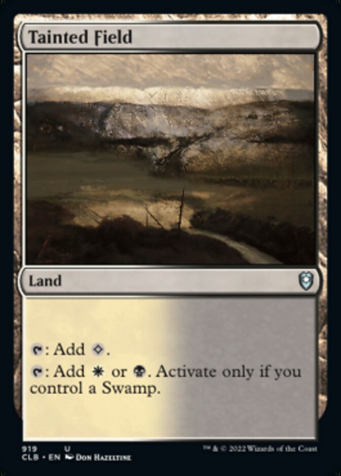 Tainted Field [Commander Legends: Battle for Baldur's Gate] Magic: The Gathering