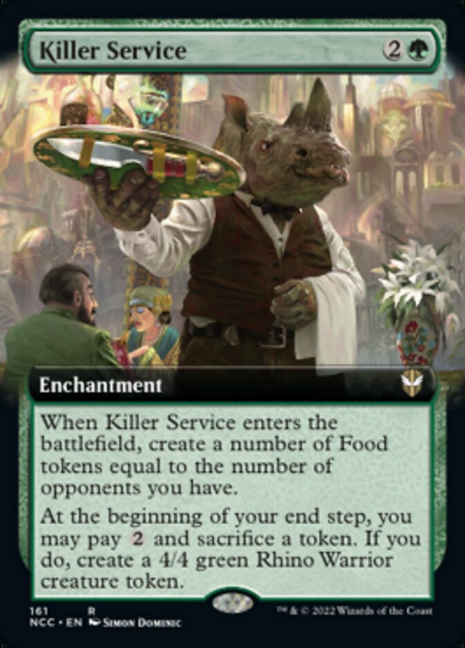 Killer Service (Extended Art) [Streets of New Capenna Commander] Magic: The Gathering