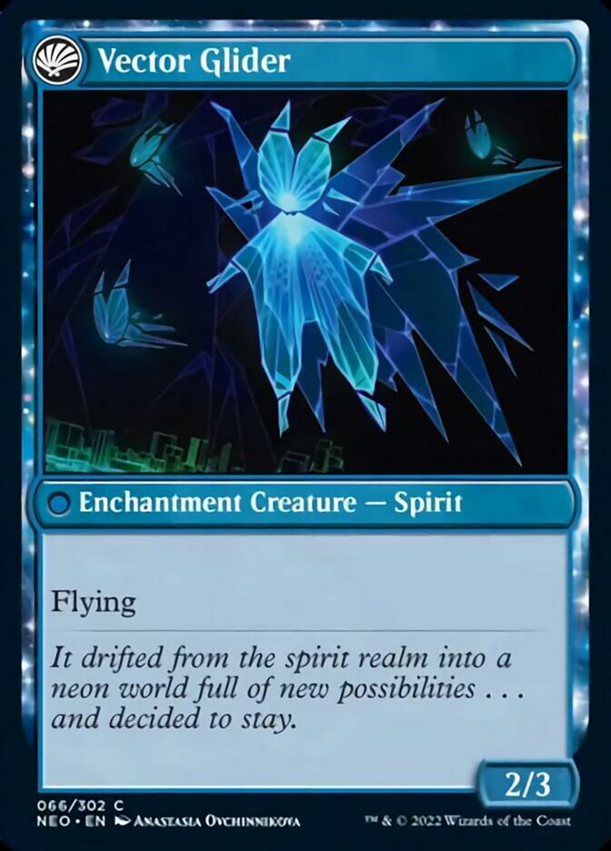 The Modern Age // Vector Glider [Kamigawa: Neon Dynasty] Magic: The Gathering