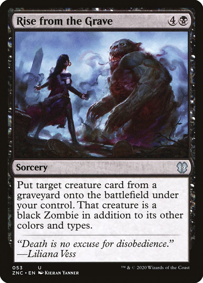 Rise from the Grave [Zendikar Rising Commander] Magic: The Gathering
