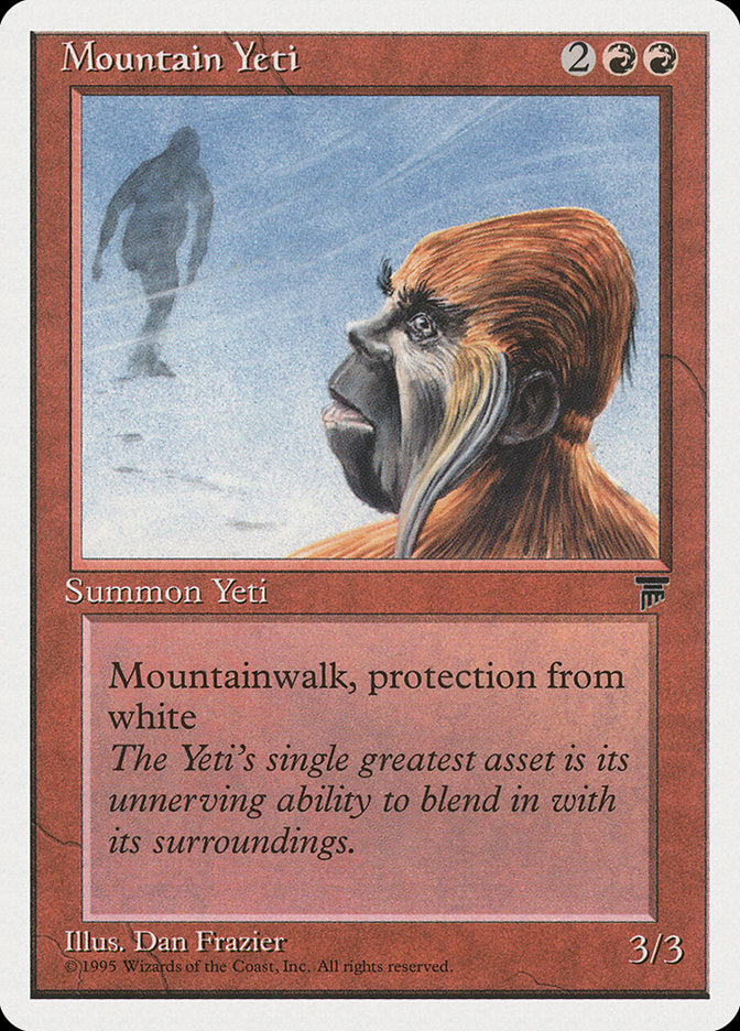 Mountain Yeti [Chronicles] Magic: The Gathering