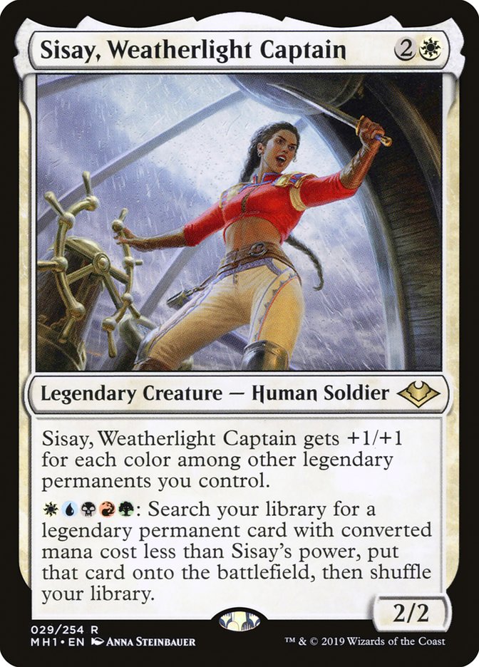 Sisay, Weatherlight Captain [Modern Horizons] Magic: The Gathering