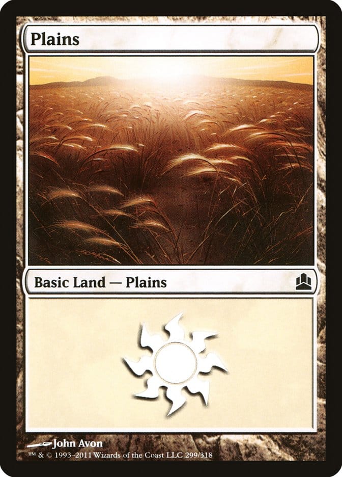 Plains (299) [Commander 2011] Magic: The Gathering