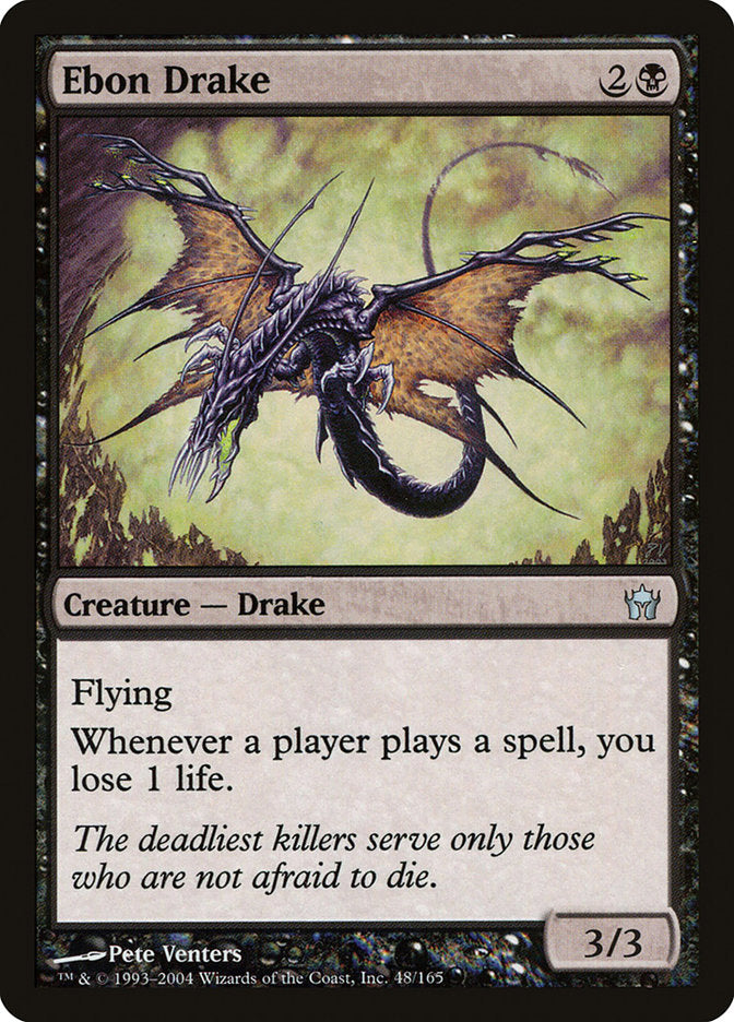 Ebon Drake [Fifth Dawn] Magic: The Gathering