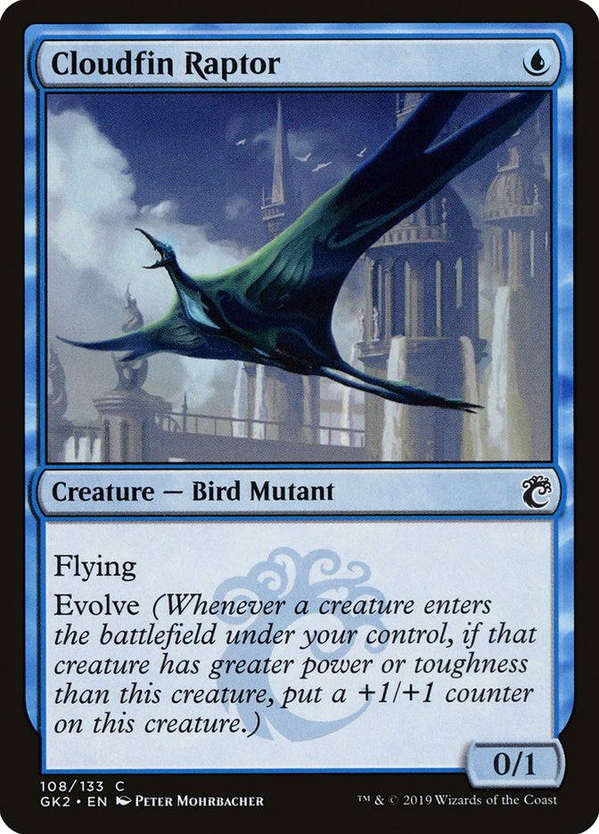 Cloudfin Raptor [Ravnica Allegiance Guild Kit] Magic: The Gathering