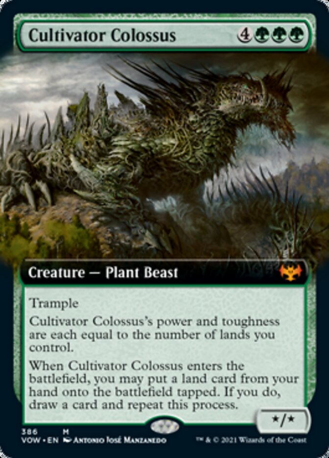 Cultivator Colossus (Extended Art) [Innistrad: Crimson Vow] Magic: The Gathering