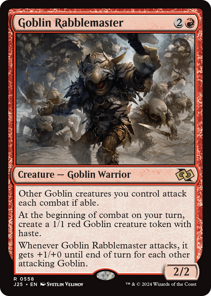 Goblin Rabblemaster [Foundations Jumpstart] Magic: The Gathering