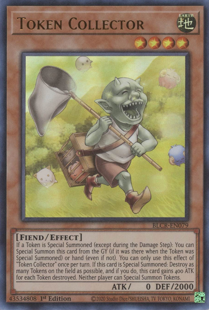 Token Collector [BLCR-EN079] Ultra Rare - Yugioh Cards For Your TCG Needs!